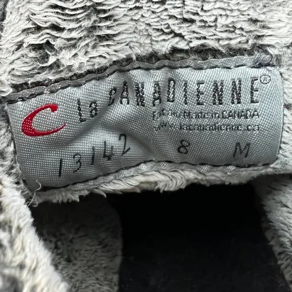 La Canadienne Suede Leather Waterproof Lace up Winter Snow Boots Sneakers Hiking - Picture 3 of 8